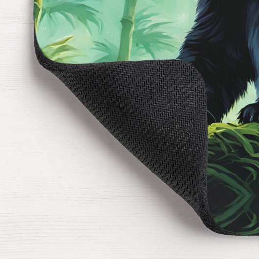 Giant Panda im Bamboo-Wald Mousepad (Ecke)