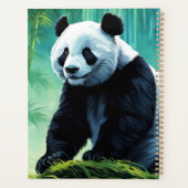 Giant Panda im Bamboo-Wald Planer (Rückseite)