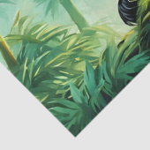 Giant Panda im Bamboo-Wald Seidenpapier (Detail)