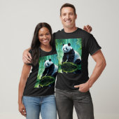 Giant Panda im Bamboo-Wald T-Shirt (Unisex)