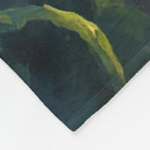 Giant Panda in farbenfrohen Bambuswäldern Fleecedecke (Ecke)