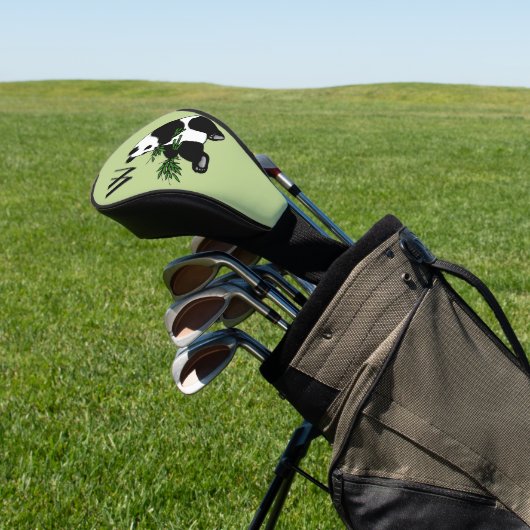 Giant Panda Initial Golf Headcover (In SItu)