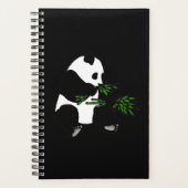 Giant Panda isst Bamboo Black Planer (Vorderseite)