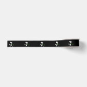 Giant Panda isst Bamboo Black Ripsband (Vorderseite)