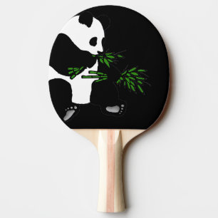 Giant Panda isst Bamboo Black Tischtennis Schläger