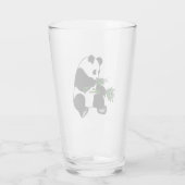 Giant Panda isst Bamboo Glas (Rückseite)