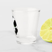 Giant Panda isst Bamboo Glass Schnapsglas (Rechts)