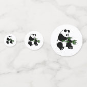 Giant Panda isst Bamboo Konfetti (Vorderseiten)