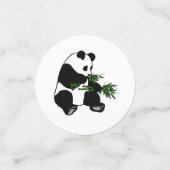 Giant Panda isst Bamboo Konfetti (Klein Vorderseite)