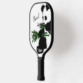 Giant Panda isst Bamboo Pickleball Schläger (Links)