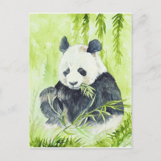 Giant Panda Postcard Postkarte (Vorderseite)