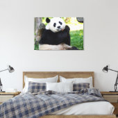 Giant Panda Sitting Leinwanddruck (Insitu (Schlafzimmer))