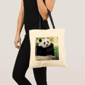 Giant Panda Sitting Tragetasche (Vorderseite (Produkt))