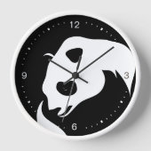 Giant Panda stilisierte Tieruhr Uhr (Vorderseite)