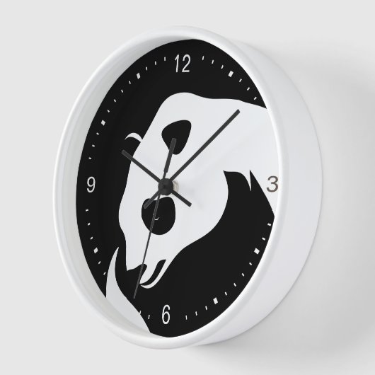Giant Panda stilisierte Tieruhr Uhr (Winkel)