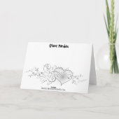 Giant Pandas Feiertagskarte (Rückseite)