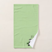 Giant Pandas Monogram Badhandtuch Set (Handtuch)
