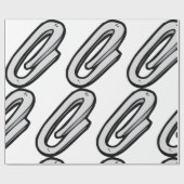 Giant Paperclip Geschenkpapier (Flach)