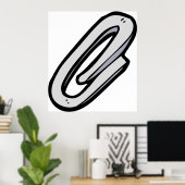 Giant Paperclip Poster (Heimbüro)