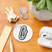 Giant Paperclip Schlüsselanhänger