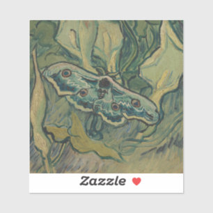 Giant Peacock Moth (1889) von Vincent van Gogh Aufkleber