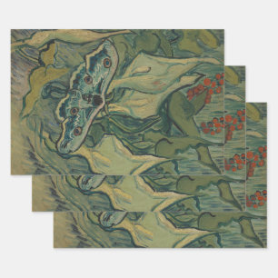 Giant Peacock Moth (1889) von Vincent van Gogh Geschenkpapier Set