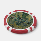 Giant Peacock Moth (1889) von Vincent van Gogh Pokerchips (Einzeln)