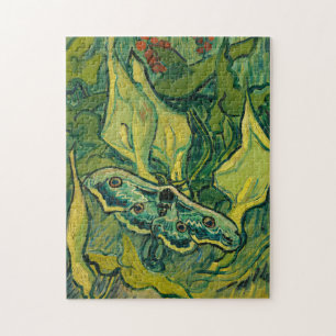 Giant Peacock Moth, 1889 von Vincent van Gogh Puzzle