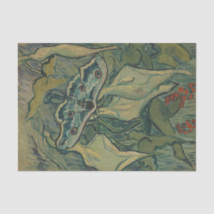 Giant Peacock Moth (1889) von Vincent van Gogh Seidenpapier