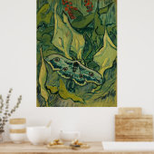 Giant Peacock Moth Vincent van Gogh 1889 Poster (Küche)