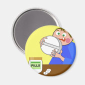 Giant Pill Magnet (Vorderseite/Rückseite)