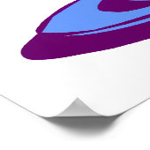 Giant Pink Birthday Cake Poster (Ecke)