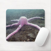Giant Pink Star Mousepad (Mit Mouse)