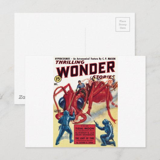 Giant Red Ant Postkarte (Vorne/Hinten)