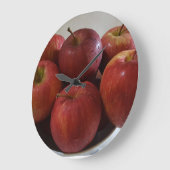 Giant Red Apple Wallclock Große Wanduhr (Winkel)