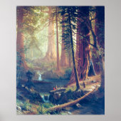 Giant Redwood Trees of California Albert Bierstadt Poster (Vorne)