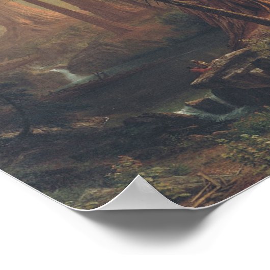 Giant Redwoods von Albert Bierstadt Poster (Ecke)