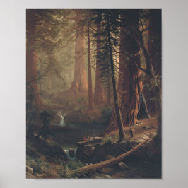 Giant Redwoods von Albert Bierstadt Poster