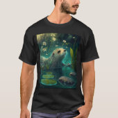 Giant River Otter Fans River Otter Habitat 3 T-Shirt (Vorderseite)