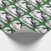 Giant Runt Pigeons Geschenkpapier (Ecke)