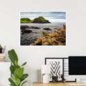 Giant’s Causeway Basalt Columns – Ireland Print Poster (Heimbüro)