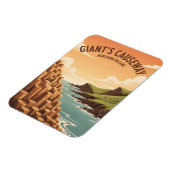 Giant s Causeway Nordirland Magnet (Linke Seite)