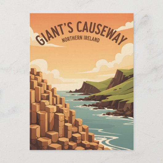 Giant s Causeway Northern Ireland Postkarte (Vorderseite)