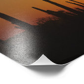 Giant saguaro cactus Cereus giganteus), Fotodruck (Ecke)