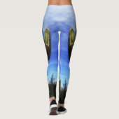 Giant Saguaro Cactus, Leggings, Personalisierte Na Leggings (Rückseite)