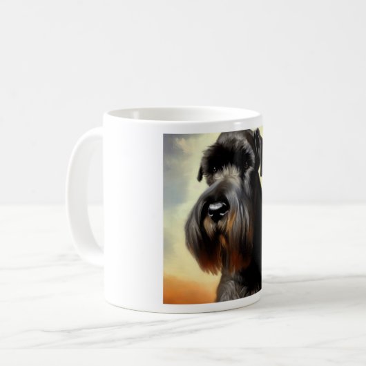Giant Schnauzer Dog Kaffeetasse (Vorderseite Links)