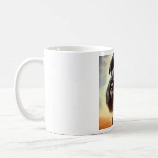 Giant Schnauzer Dog Kaffeetasse (Links)