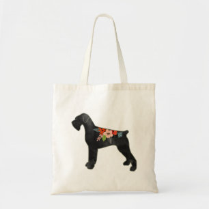 Giant Schnauzer Dog NC Boho Silhouette Tragetasche