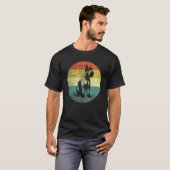 Giant Schnauzer Dog Retro Style T-Shirt (Vorne ganz)