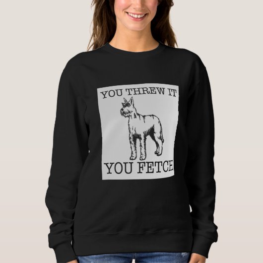 Giant Schnauzer funny dog lover gift Premium Sweatshirt (Vorderseite)